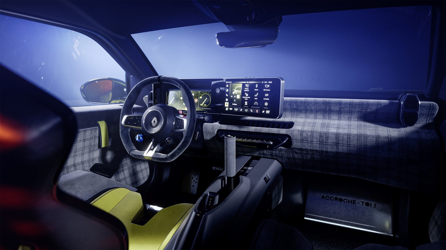 technologie embarquée - Renault 5 Turbo 3E
